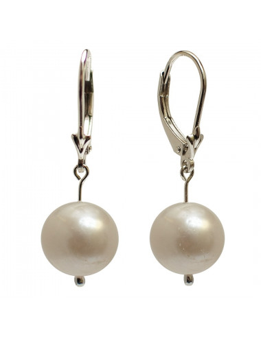 Srebrne kolczyki z perłami Biwa K1801011S