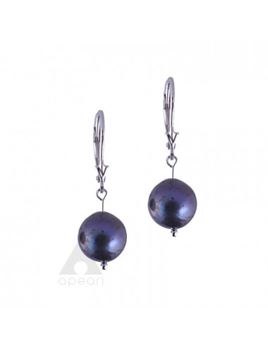 Srebrne kolczyki z perłami Biwa K1801011S