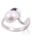 Srebrny pierścionek z perłą R21MAS