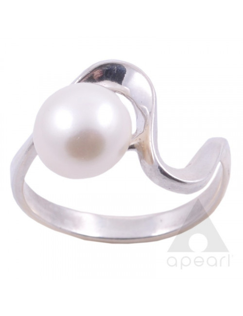 Srebrny pierścionek z perłą R21MAS