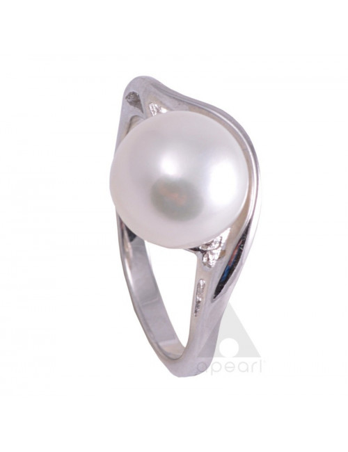 Srebrny pierścionek z perłą SE024S