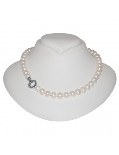 Silver Real Pearl Necklace N910Z726S