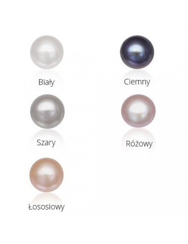 Srebrne kolczyki z perłą 7,0-7,5mm K10775S
