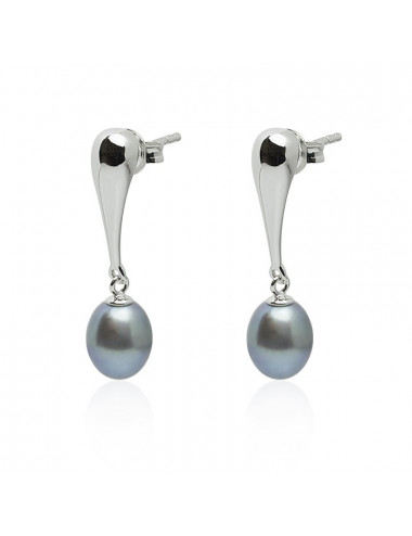 Silver Pearl Earrings IE0524S