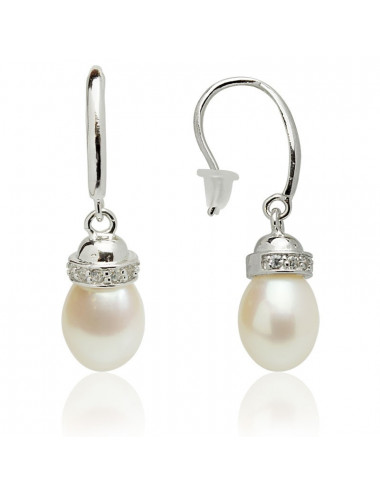 Silver Pearl Earrings YA921S