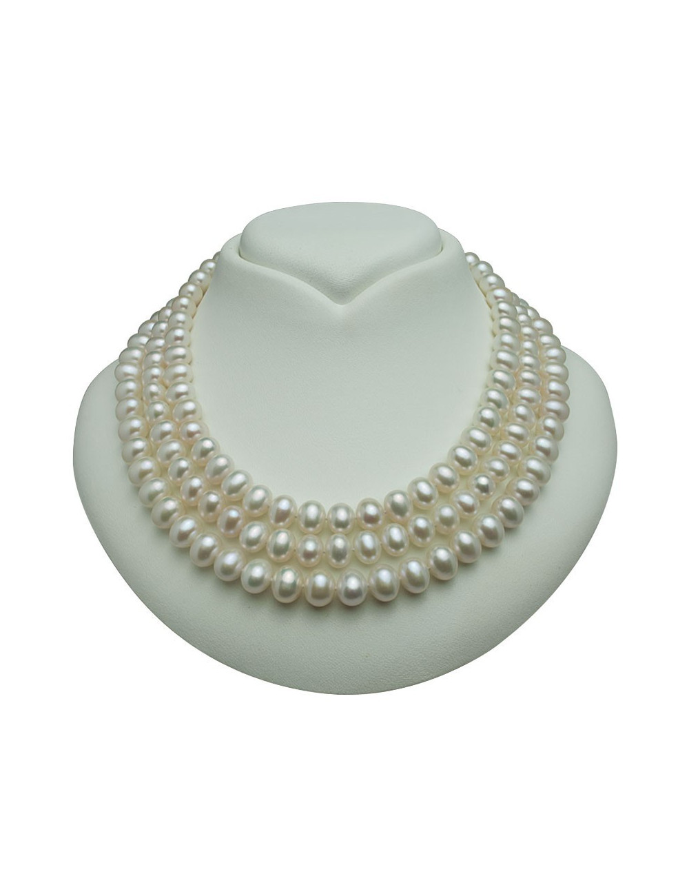 200cm opera cord of oval high lustre freshwater pearls N089X
