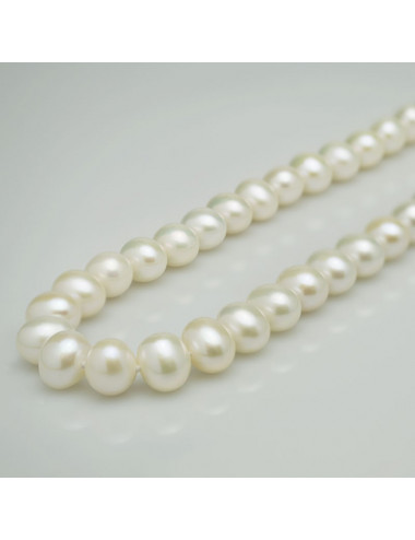200cm opera cord of oval high lustre freshwater pearls N089X