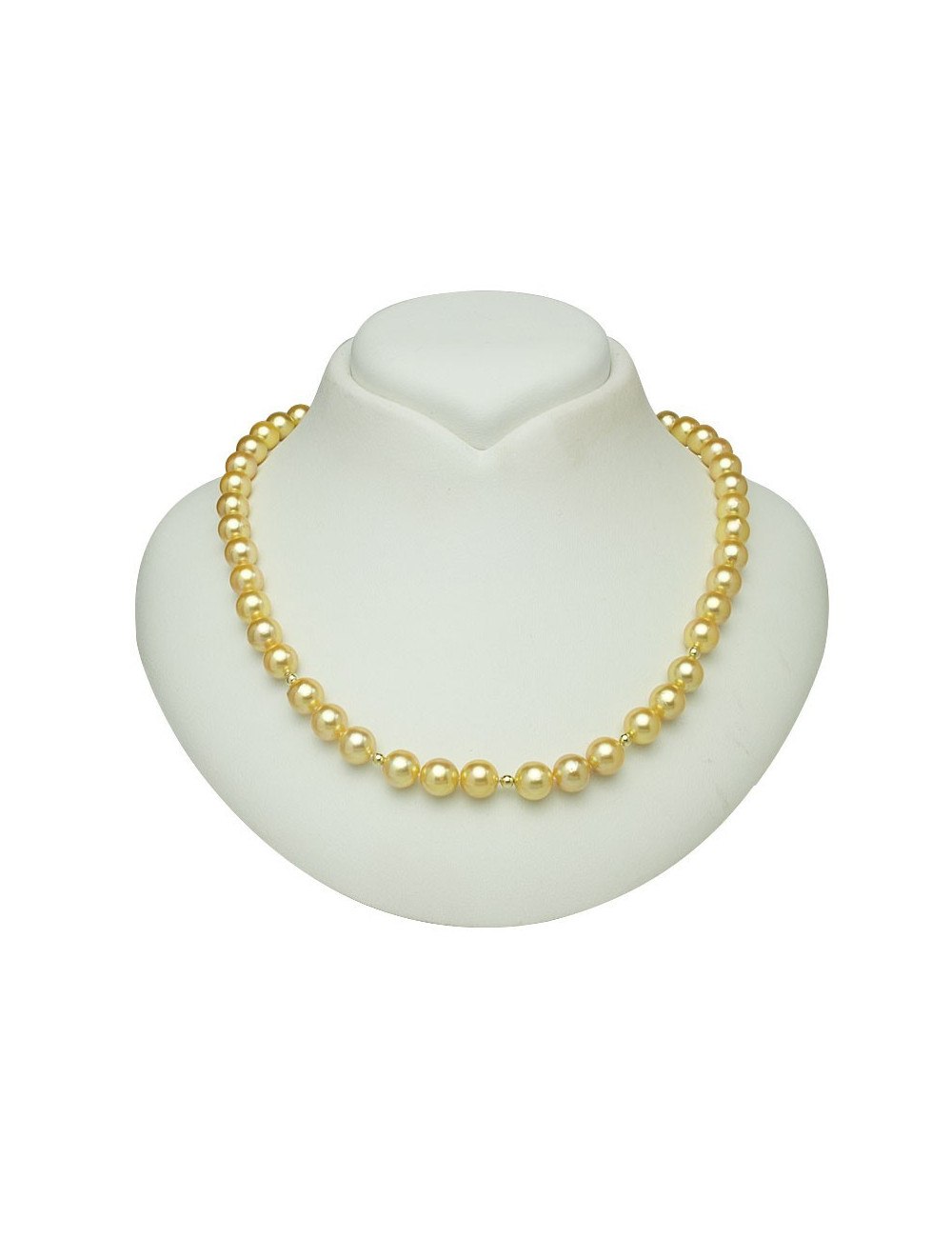 Gold tone Akoya pearl necklace NM8085