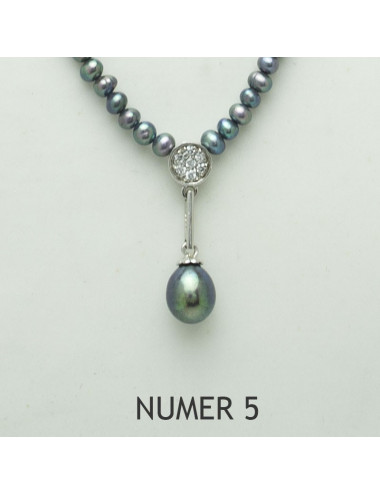 Silver Pearl Necklace NB45S1D