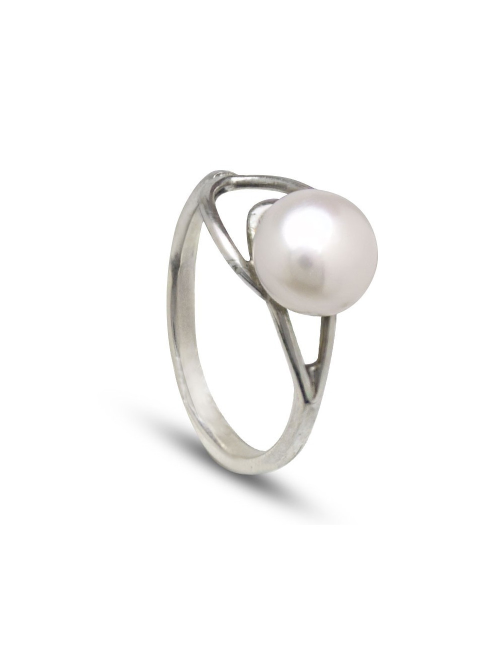 Silver ring with freshwater pearl PDB7S