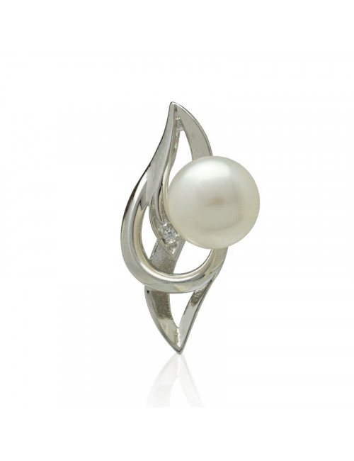 Silver pendant with freshwater pearl YA919S