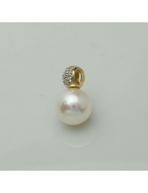 Gold pendant with diamonds FP0118995G