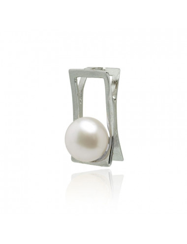 Silver pendant with freshwater pearl ZIP0274S