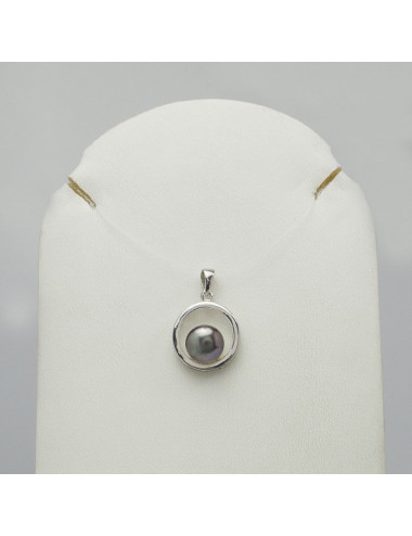 Silver pendant with freshwater pearl ZDE0002S