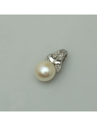 Silver pendant with freshwater pearl SP0123AS