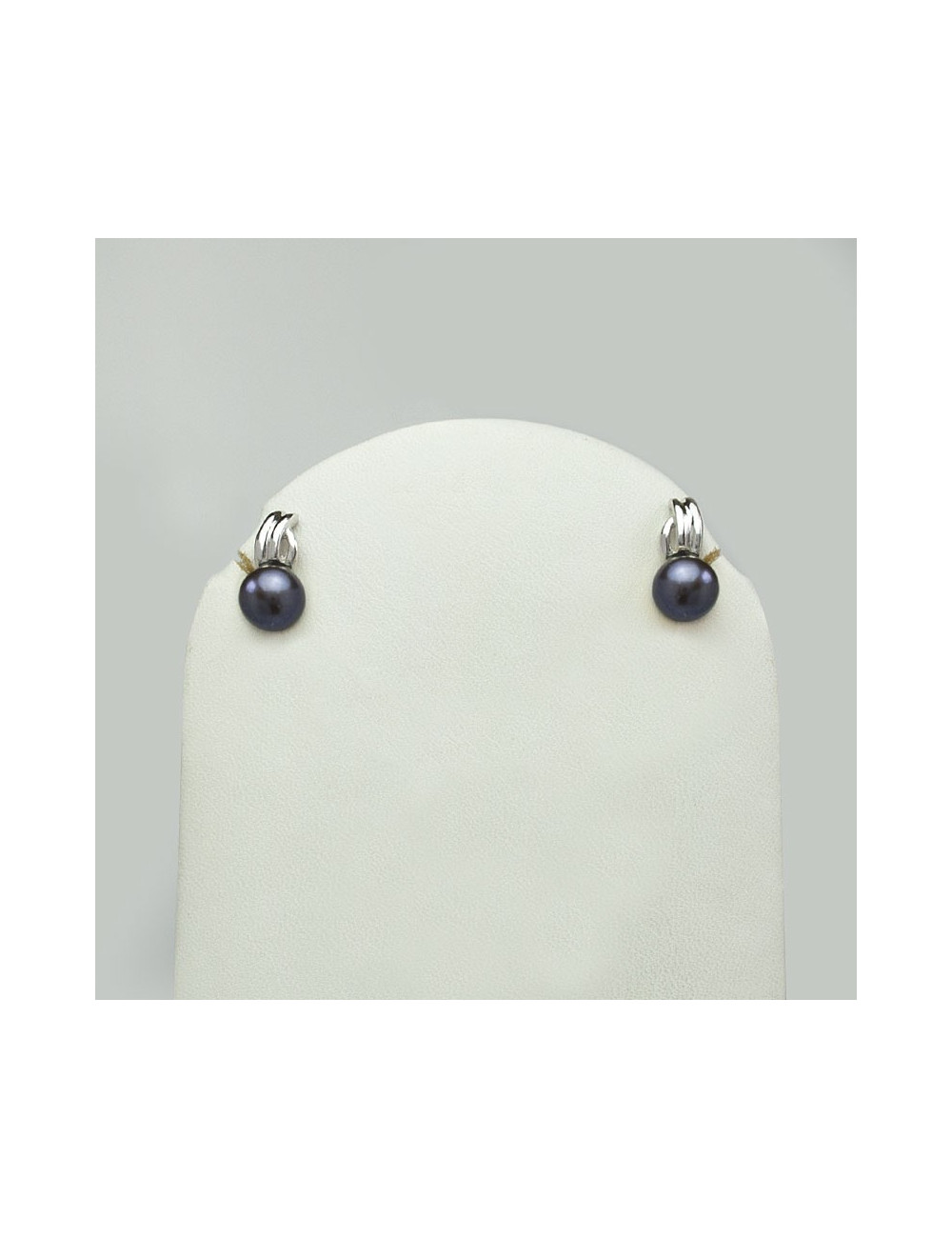 Silver earrings with freshwater pearls SE0004AS