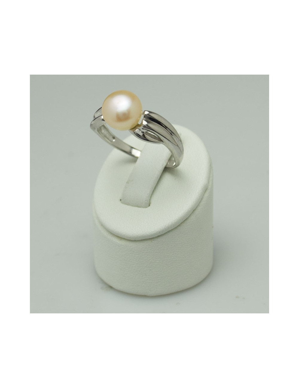 Silver ring with freshwater pearl SR0004AS