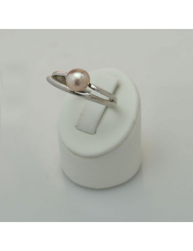 Srebrny pierścionek z perłą ZIR0746S