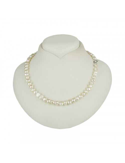 Silver Pearl Necklace NR202S1
