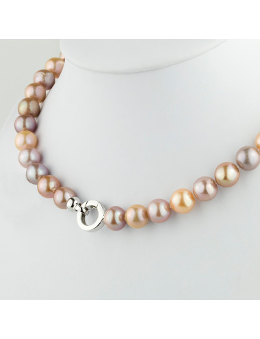 Silver Edison pearl necklace