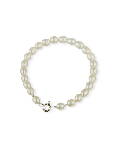 Silver Pearl Bracelet BR67S1B