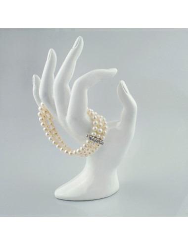 Silver 3-Ring Pearl...