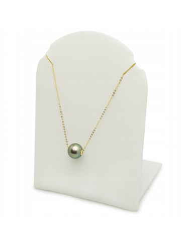Gold chain with black pearl Tahiti LAN105TG