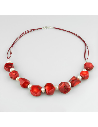 Coral and Pearl Necklace...