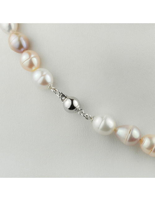 Tri-colour Pearl Necklace...