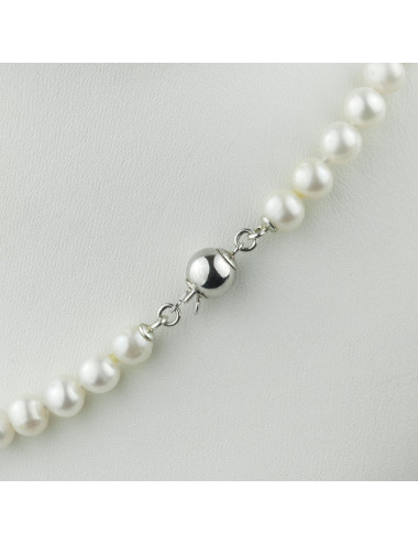 Silver Real Pearl Necklace...
