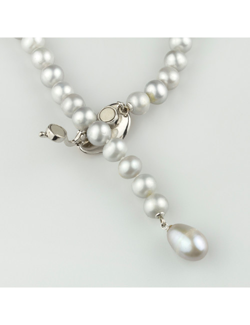 Adjustable Grey Pearls...