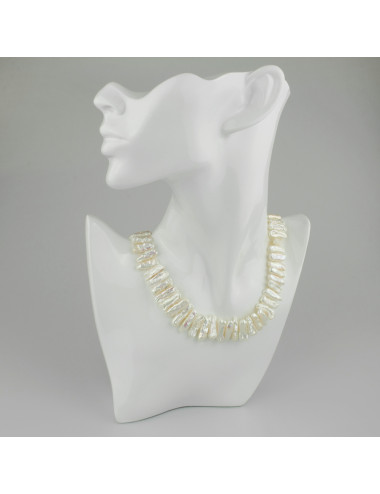 Keshi White Pearl Necklace...