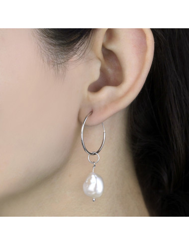 Circle Earrings with...