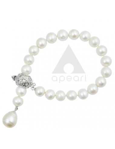 Silver Pearl Bracelet B910Z650S