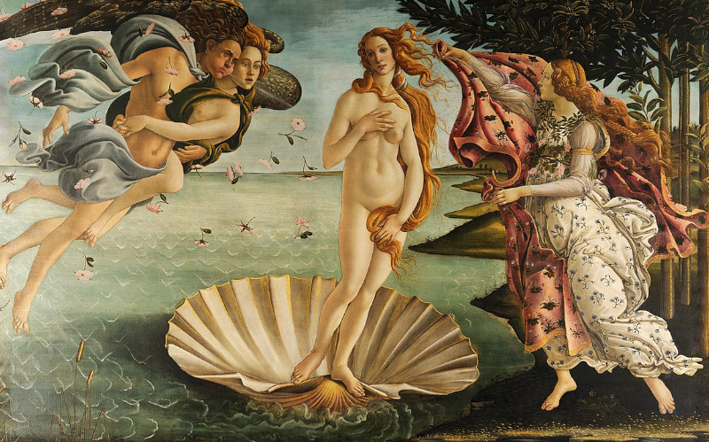 Narodziny Wenus - perła jako symbol miłości